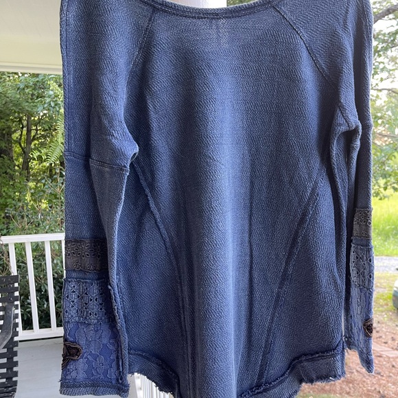 Free People Sweatshirt Sz S - Picture 3 of 5